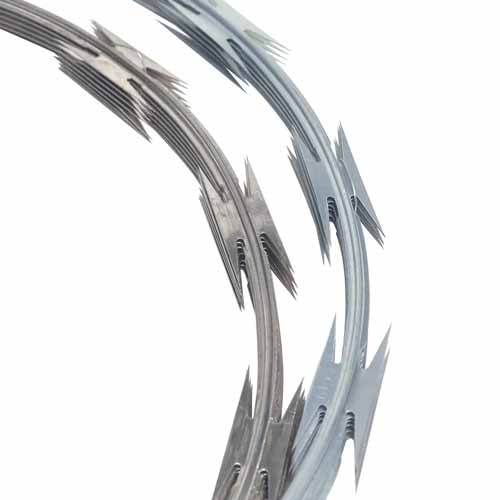 Lowest Price Razor Wire Fence Galvanized Barbed Wire Concertina Razor Wire