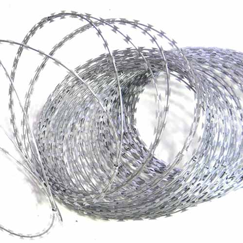 cross razor barbed wire factory directly supply Anti-theft protection razor barbed wire