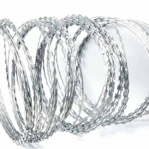 China Factory Razor Wire Fence Galvanized Barbed Wire Concertina Razor Wire